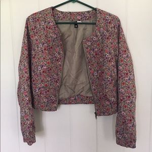 H&M floral bomber